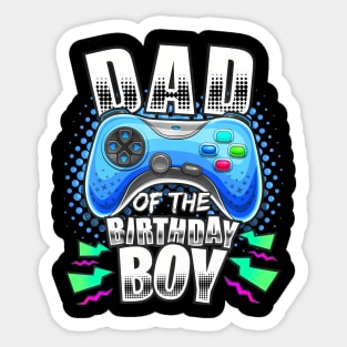 Mens Dad of the Birthday   Video  Birthday Sticker